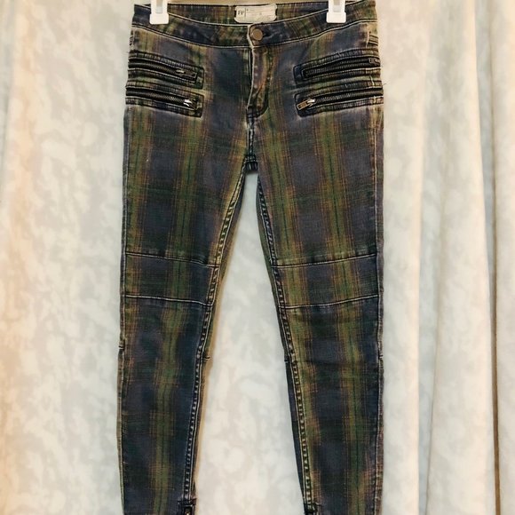 Free People Multi-colored Jeans, Size 25 - Picture 1 of 7